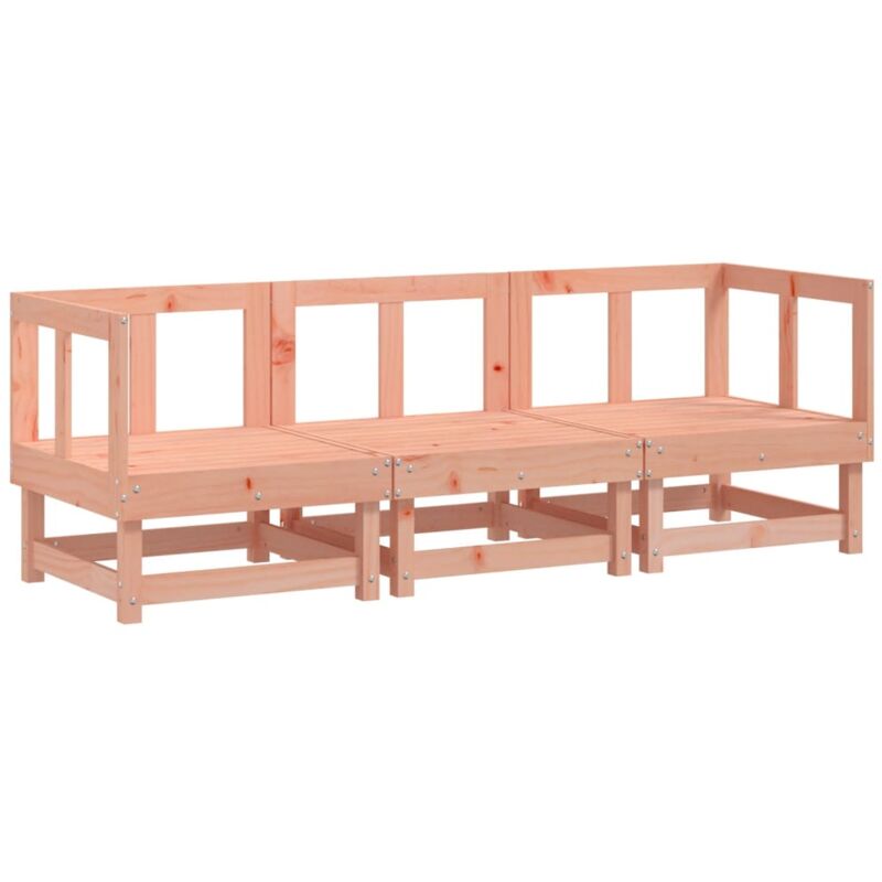 foto del prodotto vidaxl set salotto da giardino 3 pz in legno massello di douglas