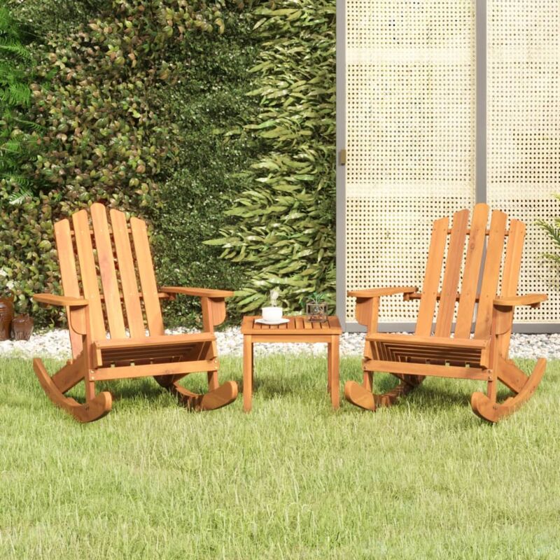 foto del prodotto vidaxl set salotto da giardino adirondack 3pz legno massello di acacia 238999