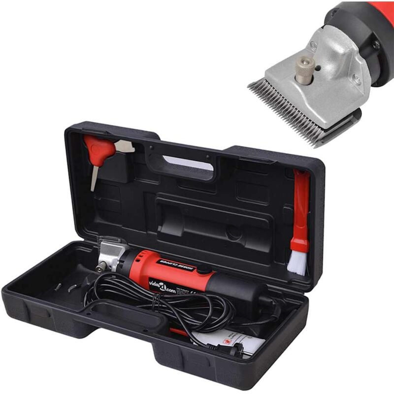 foto del prodotto vidaxl set tosatrice per cavalli 6 pz 550 w