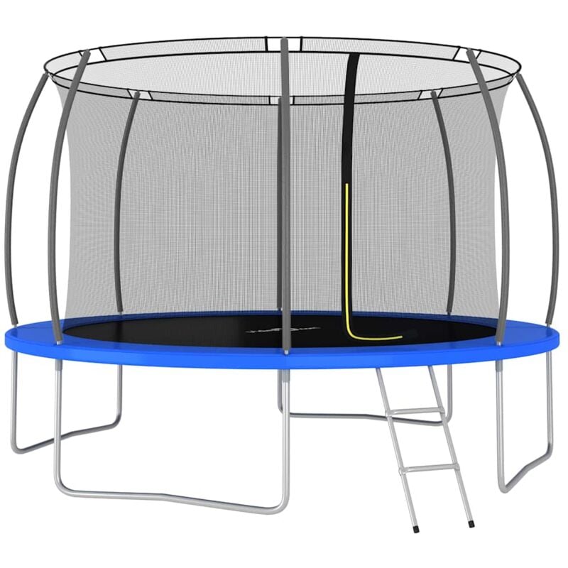 foto del prodotto vidaxl set trampolino rotondo 366x80 cm 150 kg