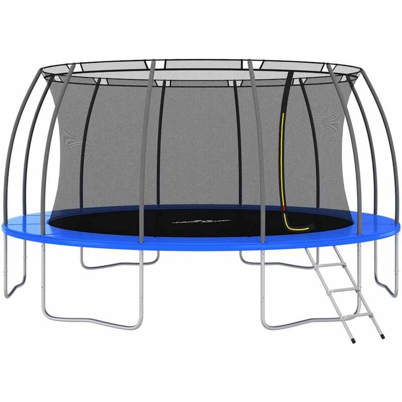 foto del prodotto vidaxl set trampolino rotondo 488x90 cm 150 kg