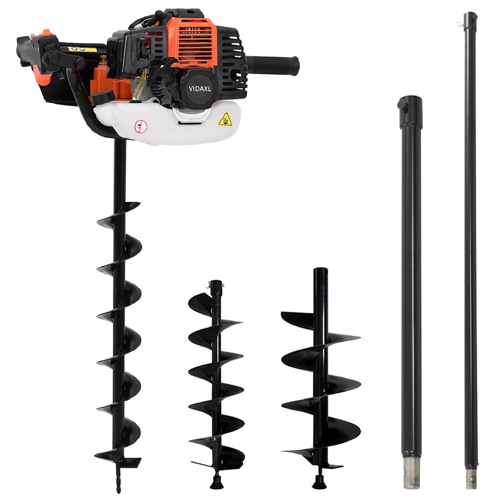 foto del prodotto vidaxl set trivella per terreno in acciaio 456102