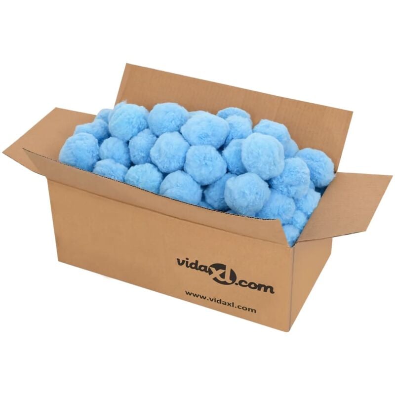 foto del prodotto vidaxl sfera filtrante antibatterica per piscina blu 700g polietilene