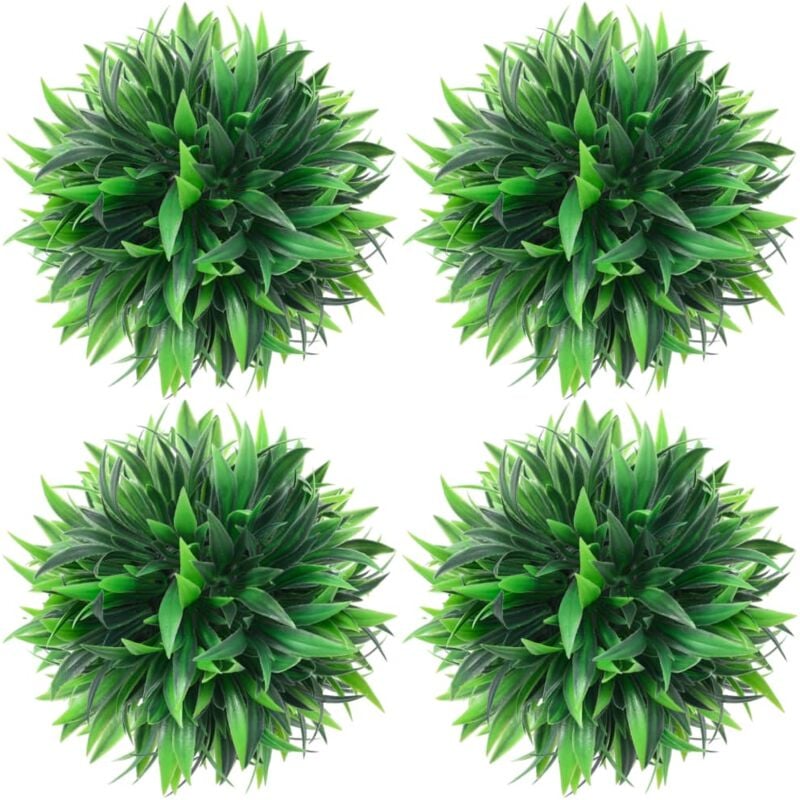foto del prodotto vidaxl sfere di bosso artificiale 4 pz 15 cm