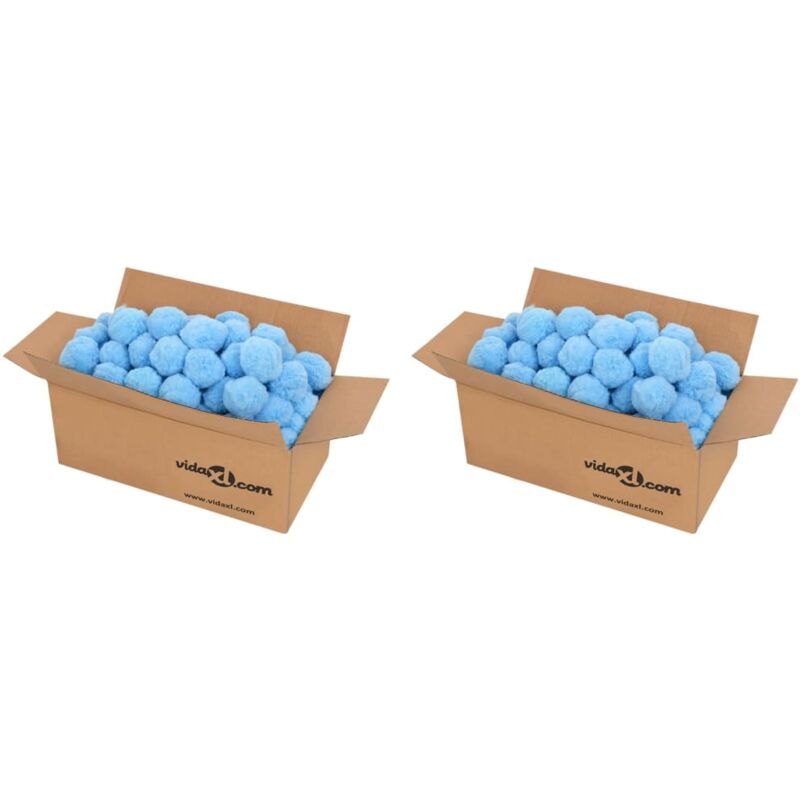 foto del prodotto vidaxl sfere filtranti antibatteriche piscina blu 1400 g polietilene