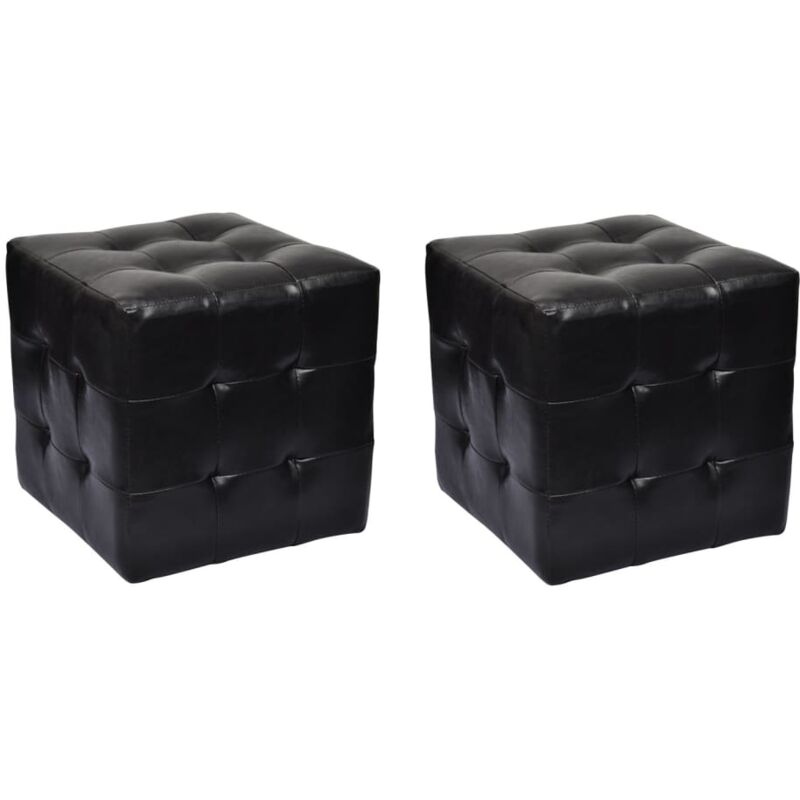 foto del prodotto vidaxl sgabelli a cubo neri
