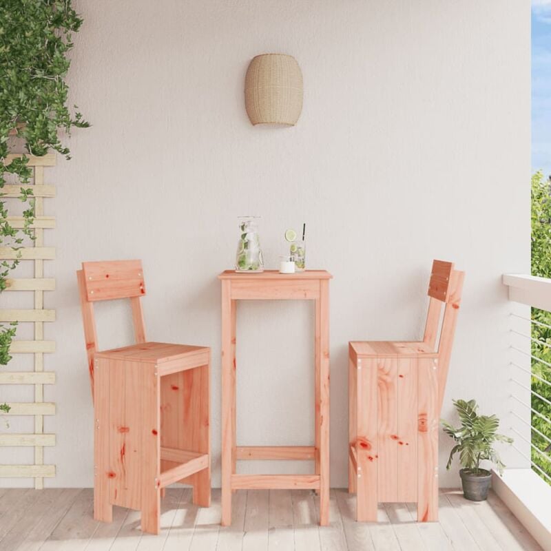 foto del prodotto vidaxl sgabelli da bar 2 pz 40x48,5x115,5 cm legno massello di douglas