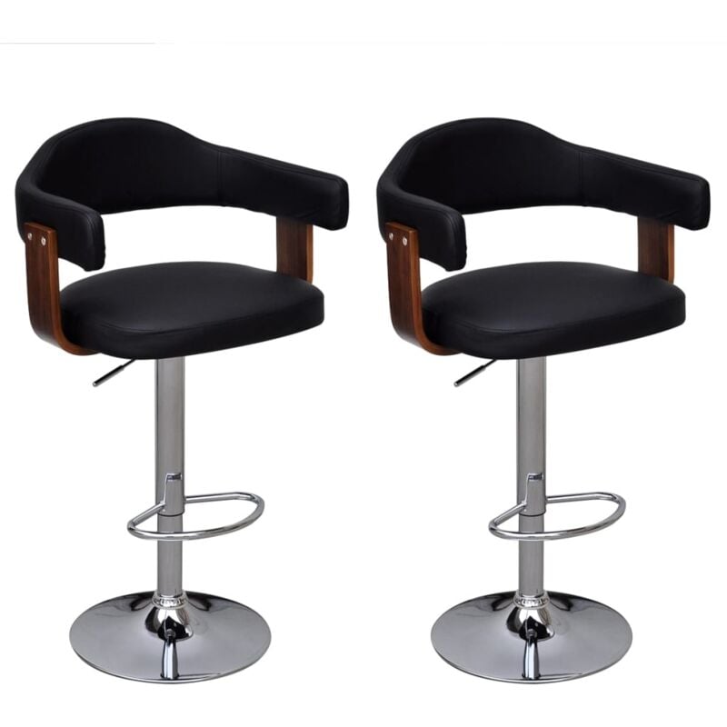 foto del prodotto vidaxl sgabelli da bar 2 pz in legno curvato 362071