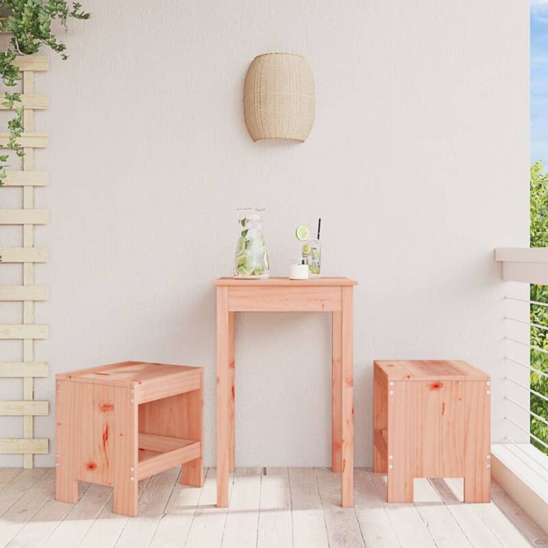 foto del prodotto vidaxl sgabelli da giardino 2pz 40x36x45 cm legno massello di douglas