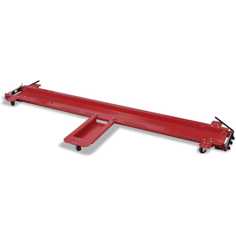 foto del prodotto vidaxl sostegno cavalletto supporto per motocicli rosso 830672