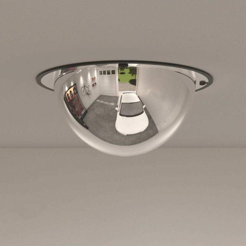 foto del prodotto vidaxl specchio a cupola piena per traffico 30 cm in acrilico