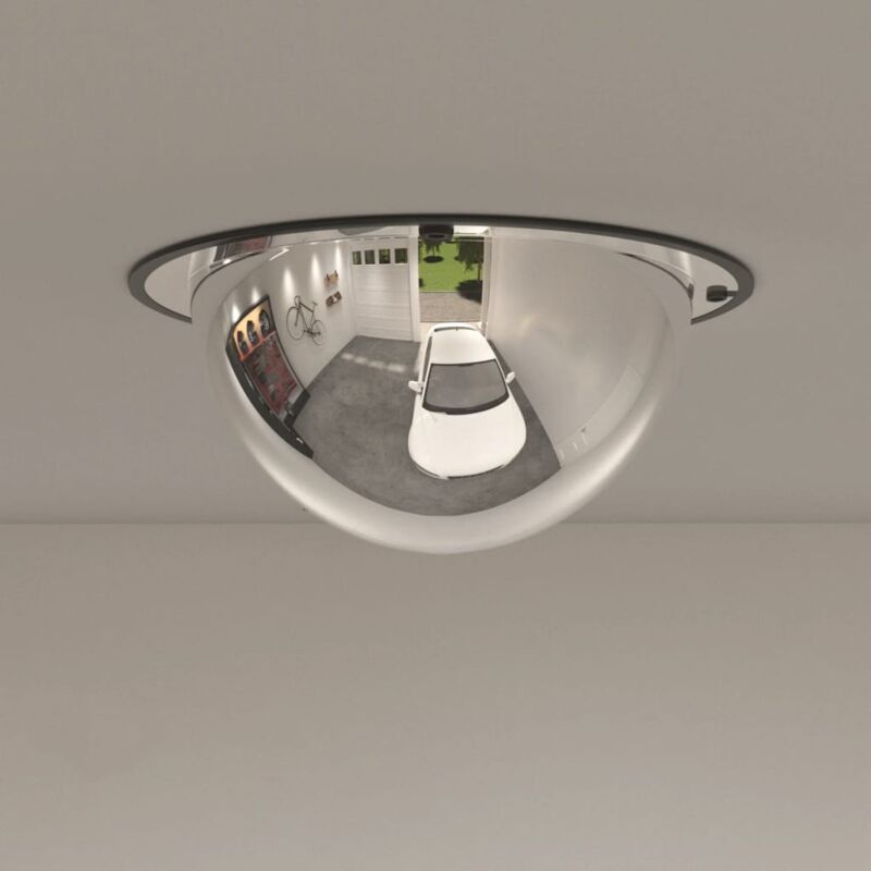 foto del prodotto vidaxl specchio a cupola piena per traffico 40 cm in acrilico