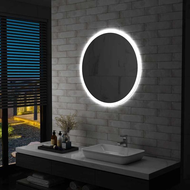 foto del prodotto vidaxl specchio a led per bagno 80 cm