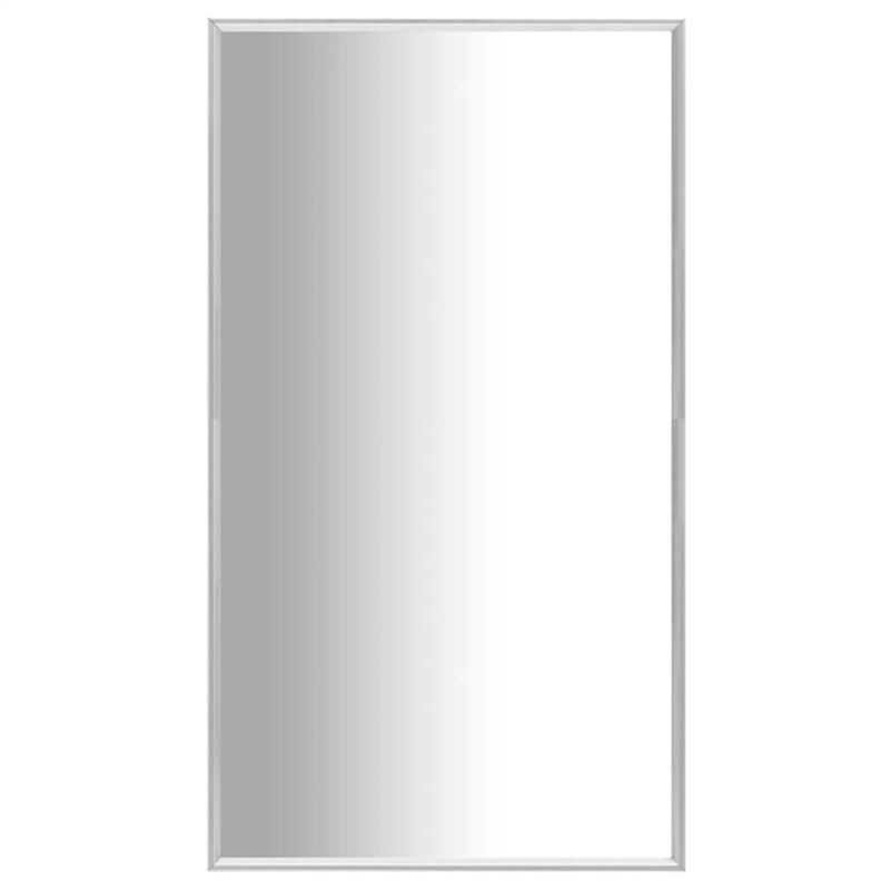 foto del prodotto vidaxl specchio argento 80x60 cm