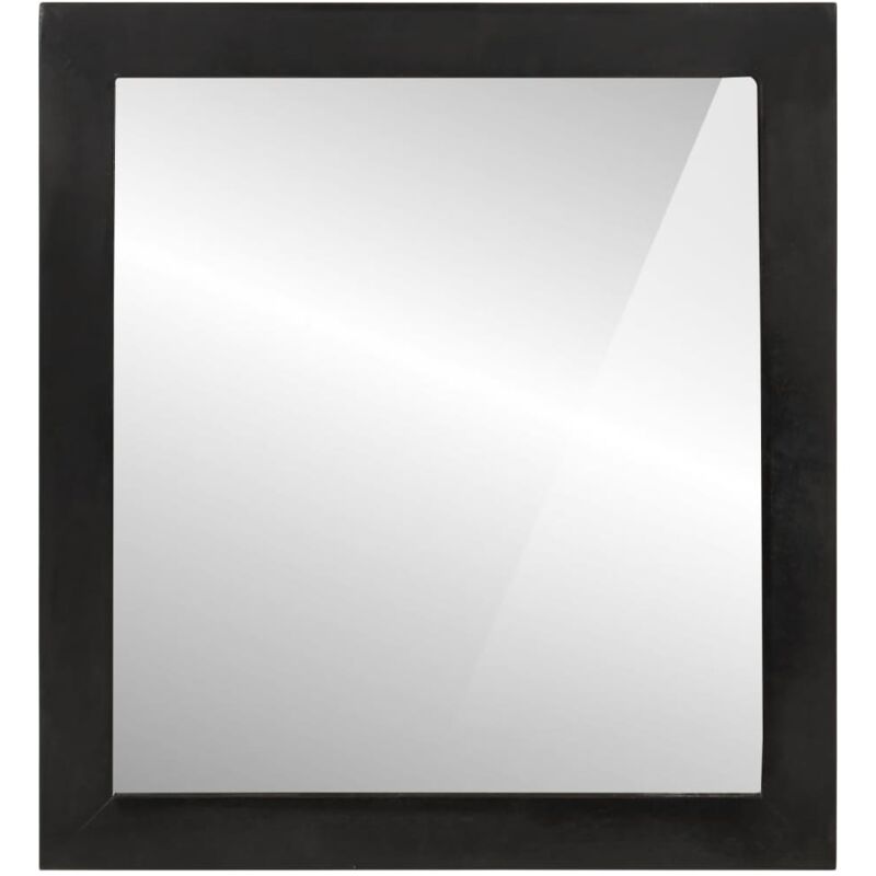 foto del prodotto vidaxl specchio da bagno 55x1x60 cm in vetro e legno massello di mango