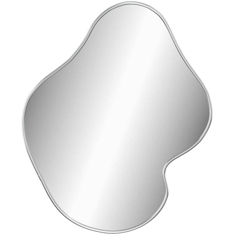 foto del prodotto vidaxl specchio da parete argento 60x50 cm