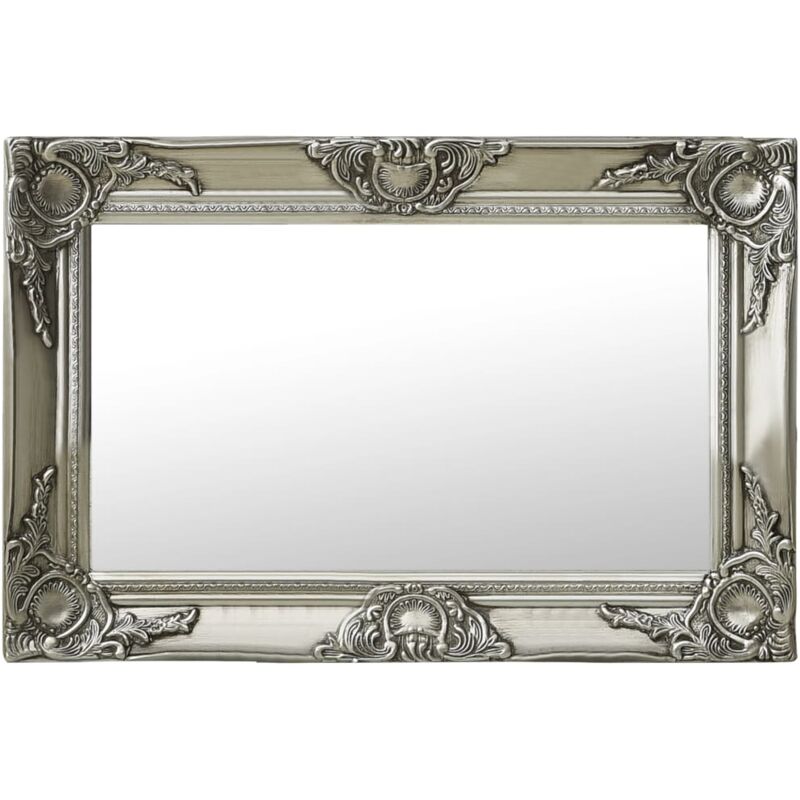 foto del prodotto vidaxl specchio da parete stile barocco 60x40 cm argento