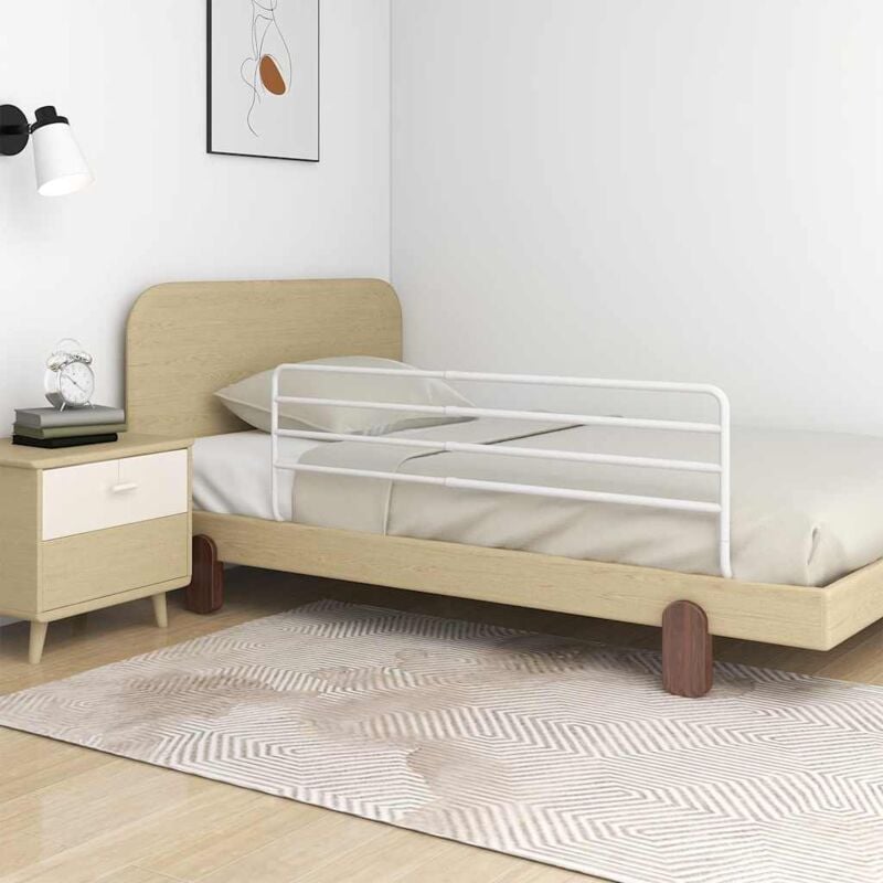 foto del prodotto vidaxl sponda letto di sicurezza per bambini 76 137 x55 cm in ferro
