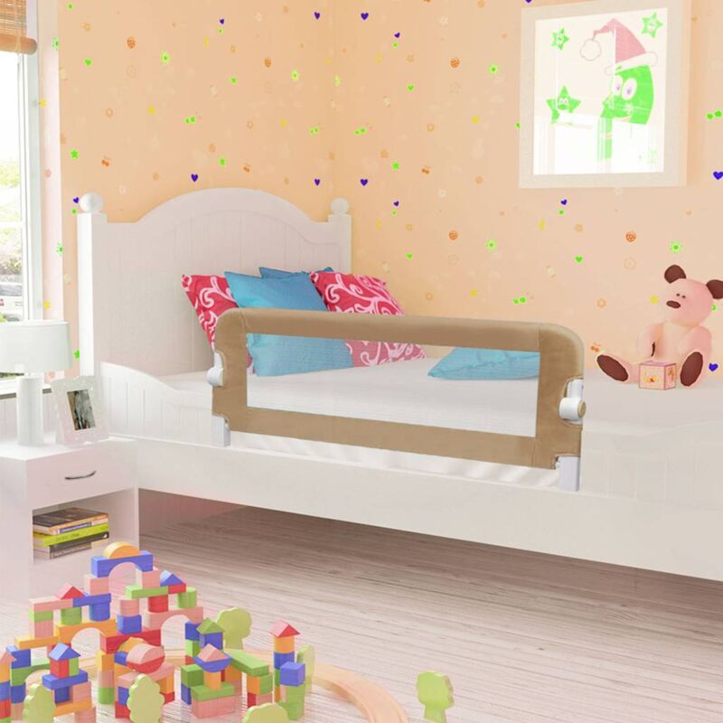 foto del prodotto vidaxl sponde letto di sicurezza per bambini talpa 102x42cm poliestere