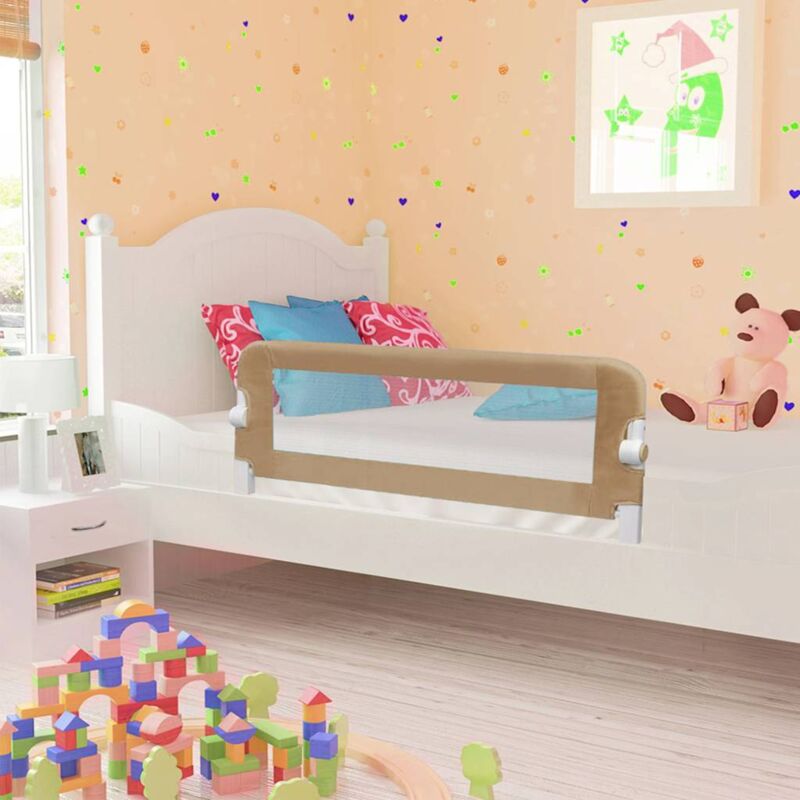 foto del prodotto vidaxl sponde letto di sicurezza per bambini talpa 120x42cm poliestere