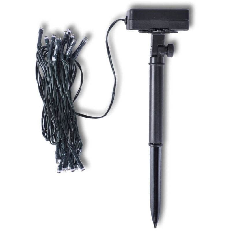 foto del prodotto vidaxl stringa con led solari 24 luci 3,8m 2pcs