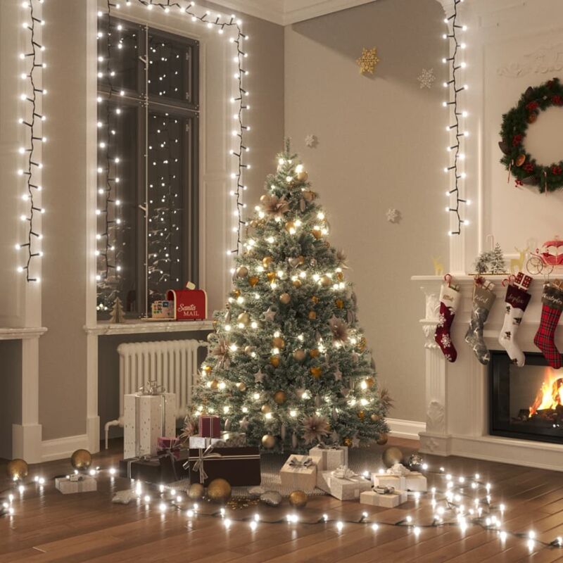 foto del prodotto vidaxl stringa led compatta con 2000 luci led bianco freddo 45 m pvc 413641
