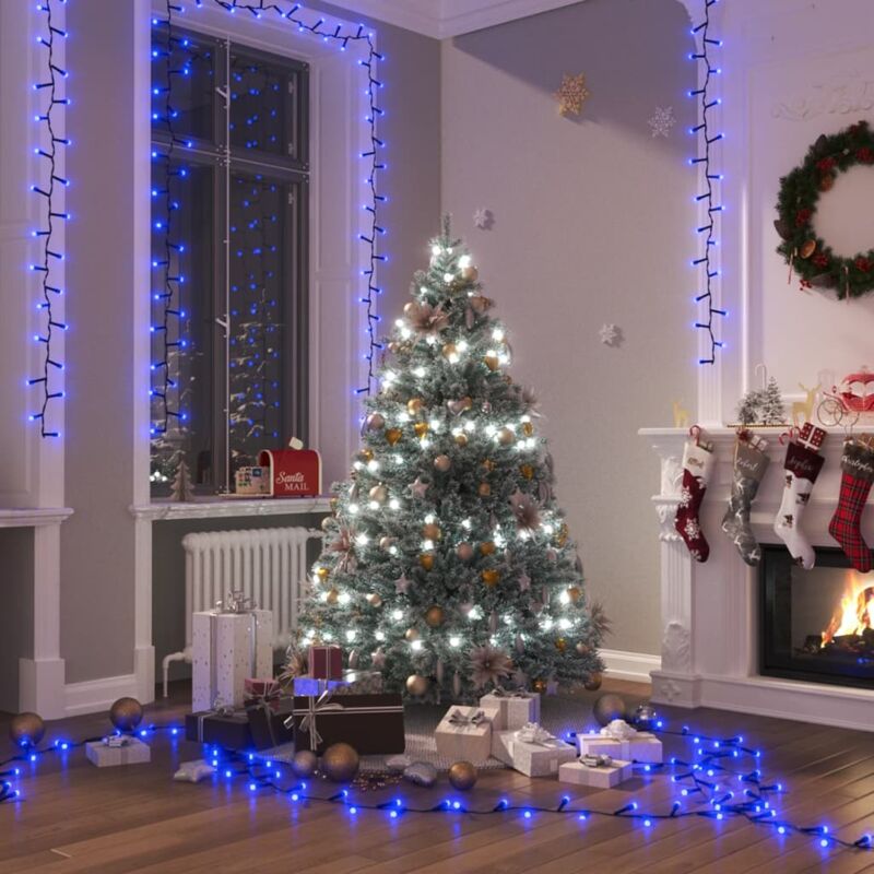 immagine 0 del prodotto vidaxl stringa led compatta con 3000 luci led blu 65 m pvc