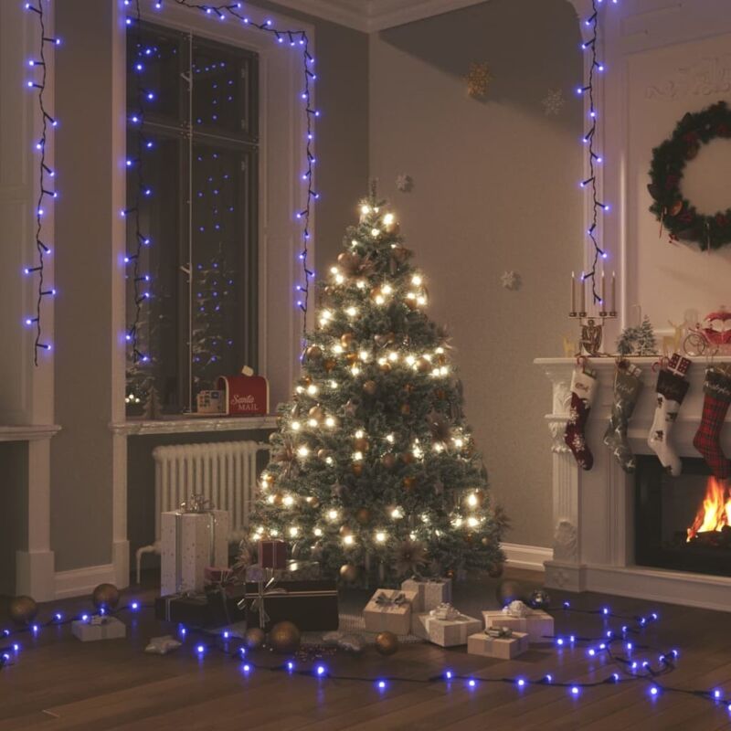 foto del prodotto vidaxl stringa led con 1000 luci led blu 100 m pvc