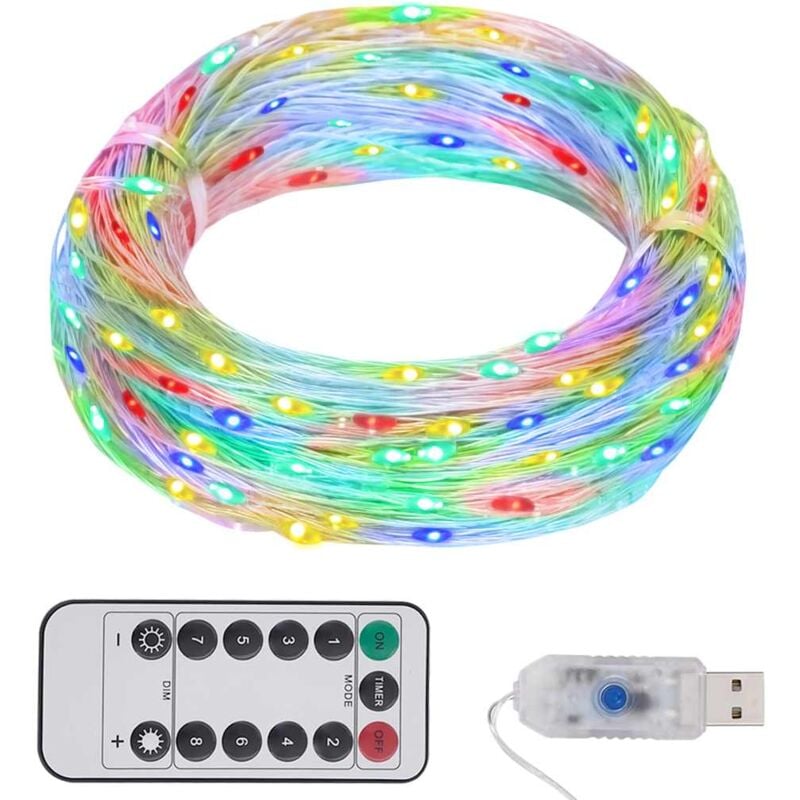 foto del prodotto vidaxl stringa led con 150 luci led multicolore 15 m
