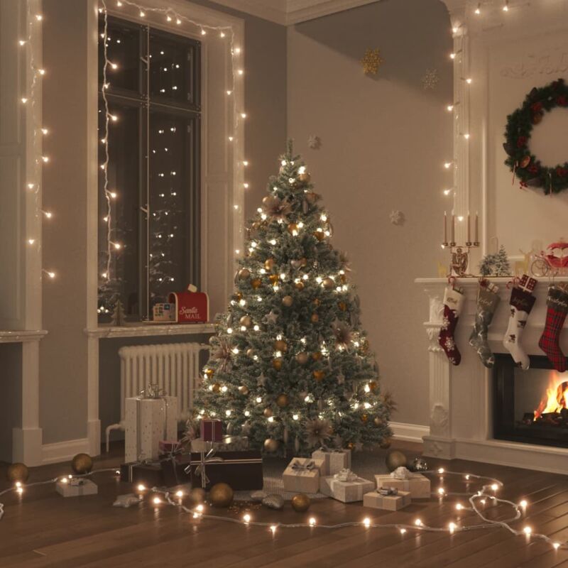 foto del prodotto vidaxl stringa led con 300 luci led bianco caldo 30 m pvc