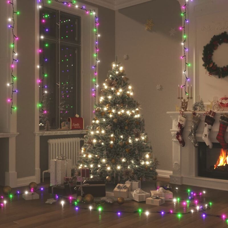 foto del prodotto vidaxl stringa led con 400 luci led pastello multicolore 40 m in pvc