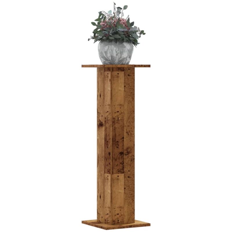 foto del prodotto vidaxl supporti per piante 2 pz legno vecchio 30x30x95 cm truciolato