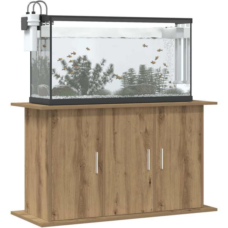 foto del prodotto vidaxl supporto acquario 101x41x58 cm multistrato rovere artigianale