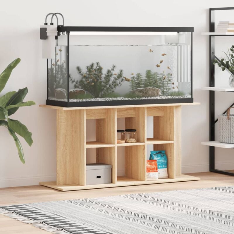 foto del prodotto vidaxl supporto acquario 120x40x60 cm legno multistrato rovere sonoma
