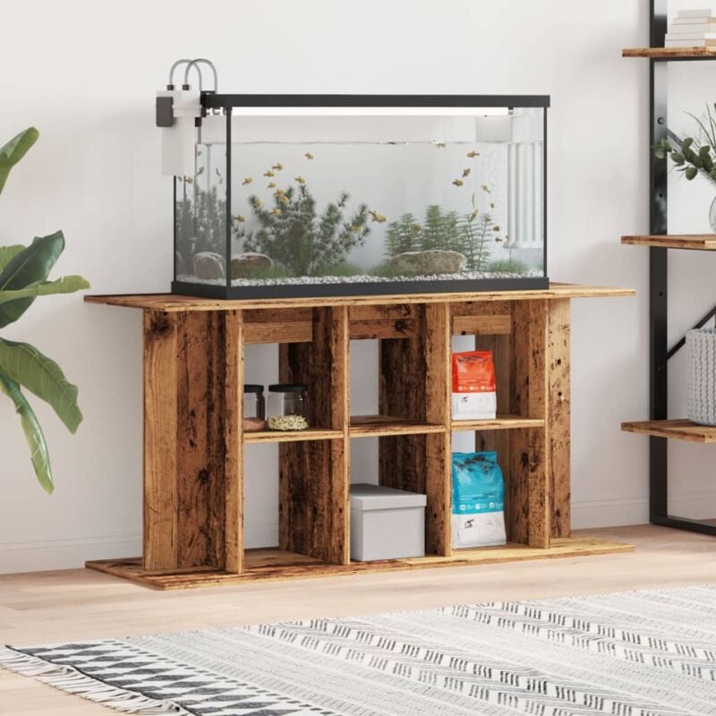 foto del prodotto vidaxl supporto acquario 120x40x60cm in legno multistrato legno antico