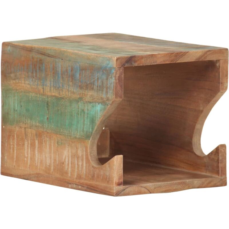 foto del prodotto vidaxl supporto bicicletta da parete 35x25x25 cm in legno di recupero