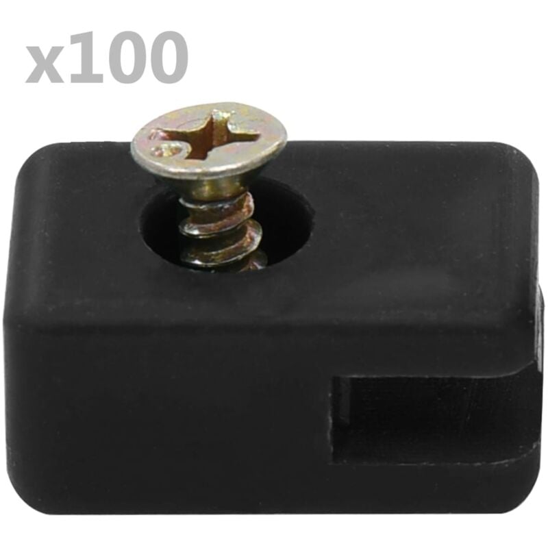 foto del prodotto vidaxl supporto per fili da recinzioni giardino e vite 100 set disponibili vari colori colore antracite