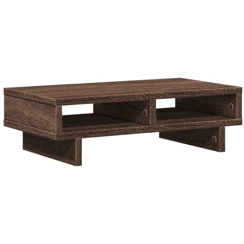 foto del prodotto vidaxl supporto per monitor rovere marrone 50x27x15 cm in truciolato