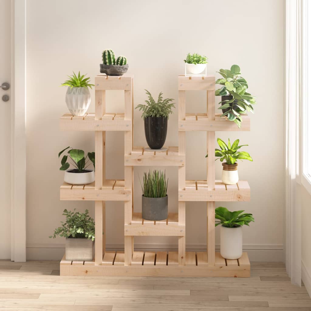 foto del prodotto vidaxl supporto per piante 104,5x25x109,5 cm in legno massello di pino