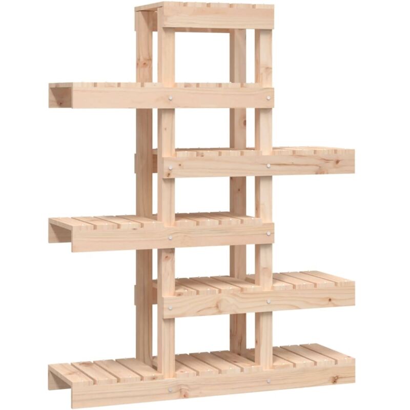 foto del prodotto vidaxl - supporto per piante 85x25x109,5 cm in legno massello di pino