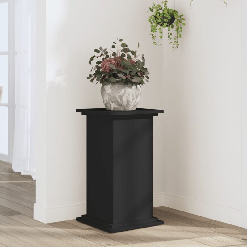 foto del prodotto vidaxl supporto per piante nero 33x33x60 cm in truciolato