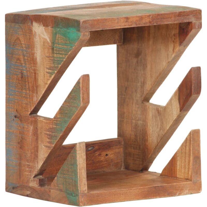 foto del prodotto vidaxl supporto skateboard da parete 25x20x30 cm in legno di recupero