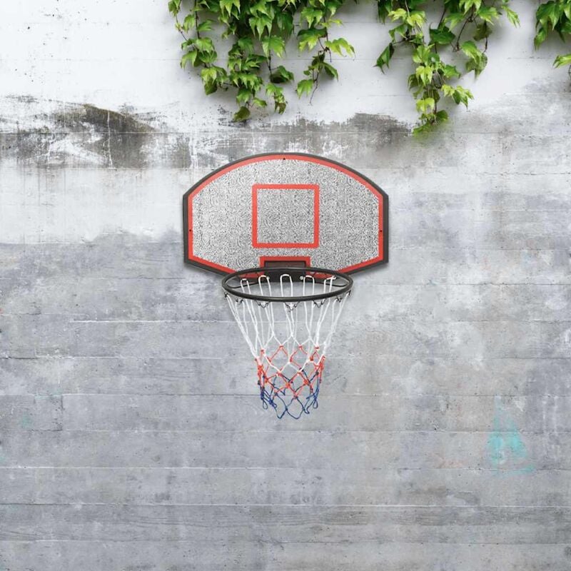 foto del prodotto vidaxl tabellone da pallacanestro nero 71x45x2 cm polietilene