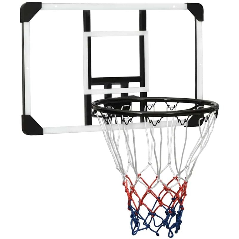foto del prodotto vidaxl tabellone pallacanestro trasparente 71x45x2,5 cm policarbonato