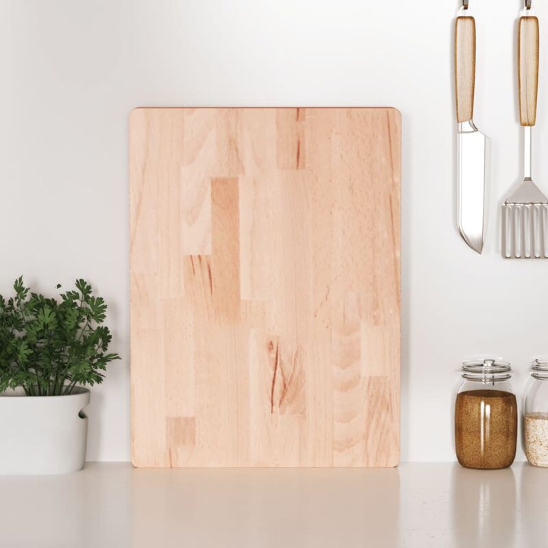 foto del prodotto vidaxl tagliere 40x30x4 cm in legno massello di faggio