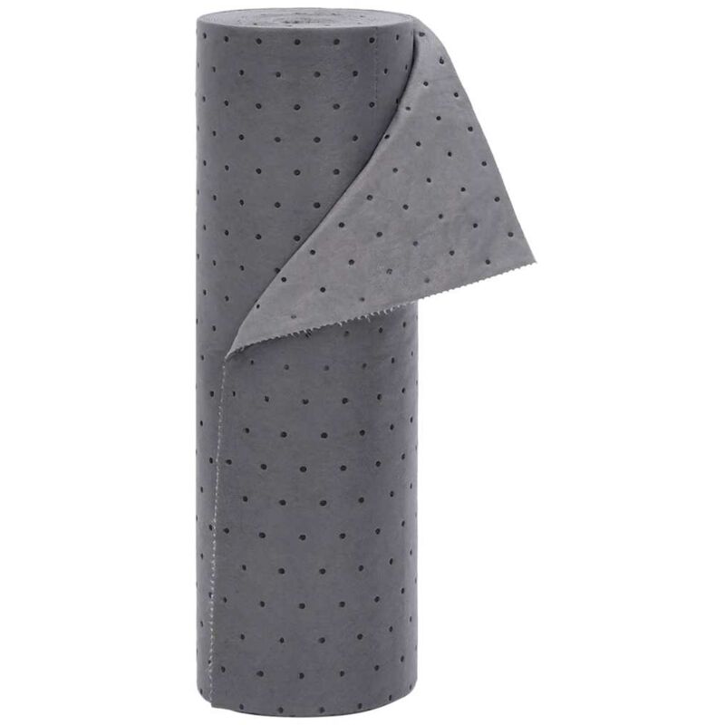 foto del prodotto vidaxl tampone assorbente per olio grigio 40x1000 cm