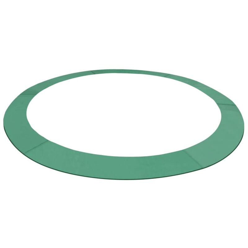 foto del prodotto vidaxl tampone di sicurezza pe verde per trampolino rotondo di 3,05 m