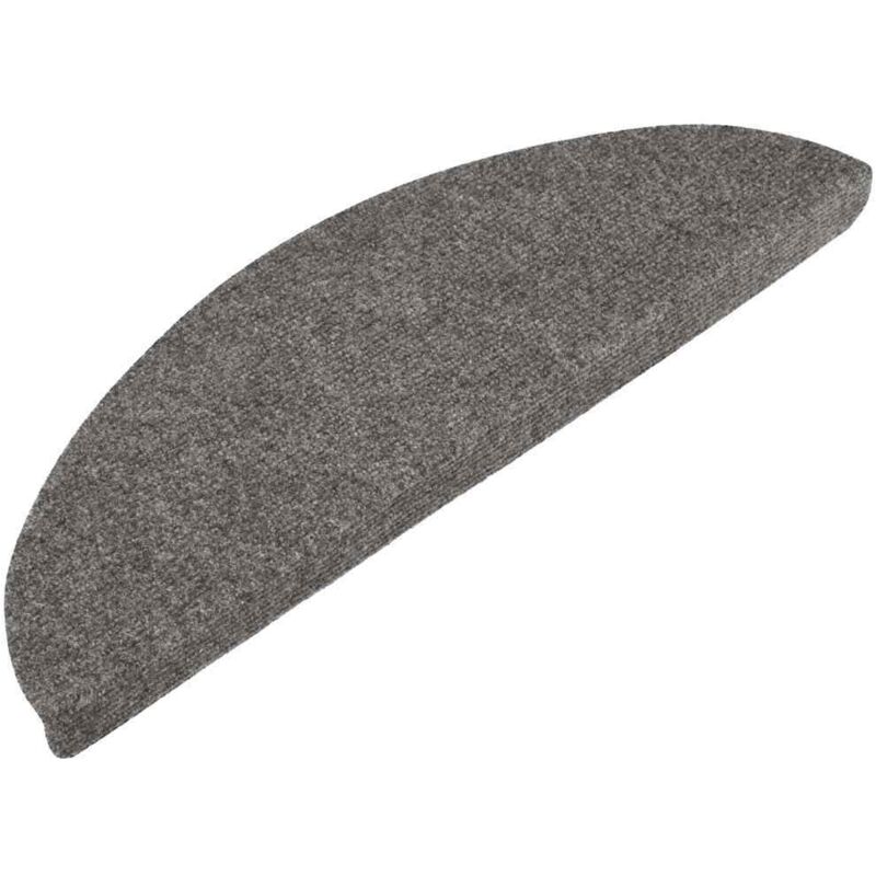 foto del prodotto vidaxl tappetini autoadesivi per scale 10pz grigi 56x17x3 cm