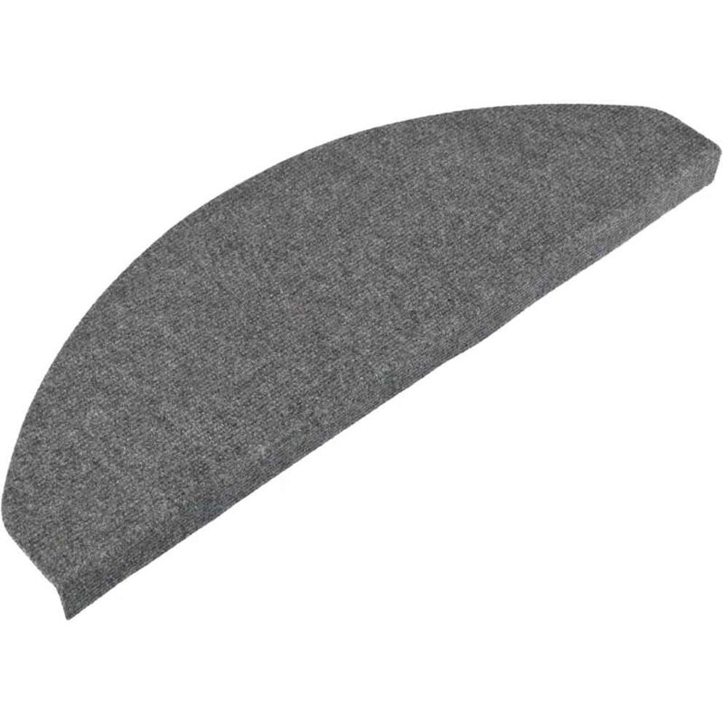 foto del prodotto vidaxl tappetini autoadesivi per scale 30 pz grigi 65x22,5x3,5 cm