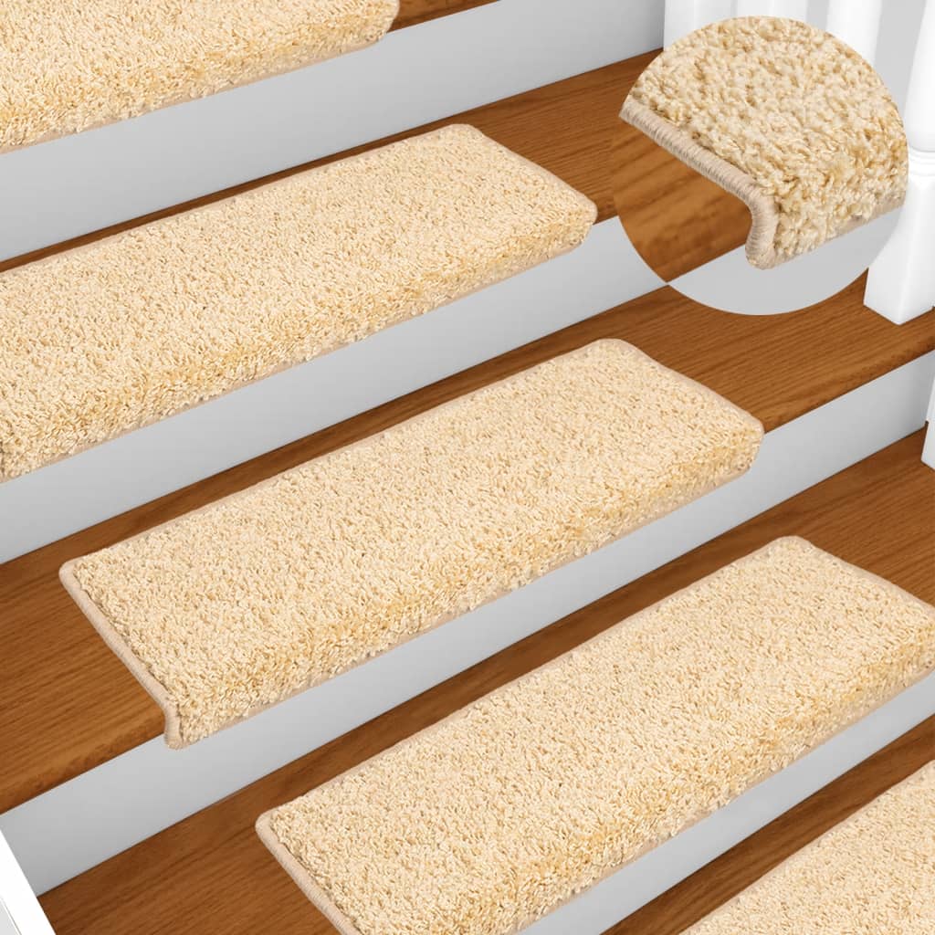 foto del prodotto vidaxl tappetini per scale 10 pz 65x21x4 cm marroni